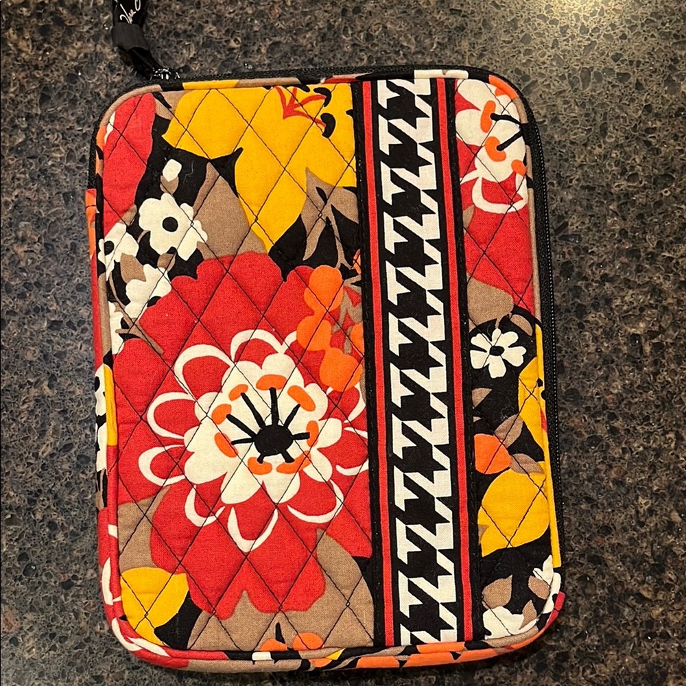 Vera Bradley Floral eReader / Small Tablet Sleeve - Red, Yellow, Black